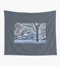 First Snowstorm Wall Tapestry