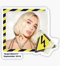 Dua Lipa Electricity Sticker