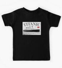 TITANIC, RMS Titanic, Cruise, Ship, Disaster Kids T-Shirt