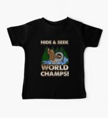 Bigfoot Riding Nessie - Sasquatch Loch Ness Monster T-shirt Baby Tee