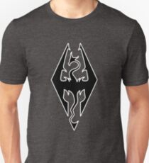 Skyrim logo design Slim Fit T-Shirt