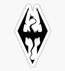 Skyrim Logo Stickers | Redbubble