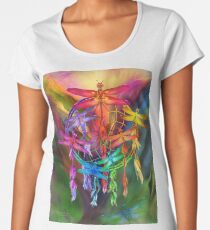 Libellen Träume Premium Rundhals-Shirt