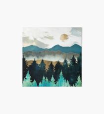 Waldnebel Galeriedruck