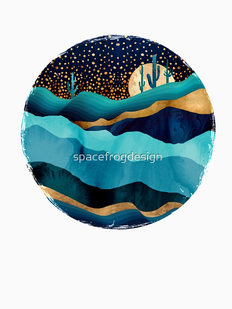 Indigo Desert Night by spacefrogdesign