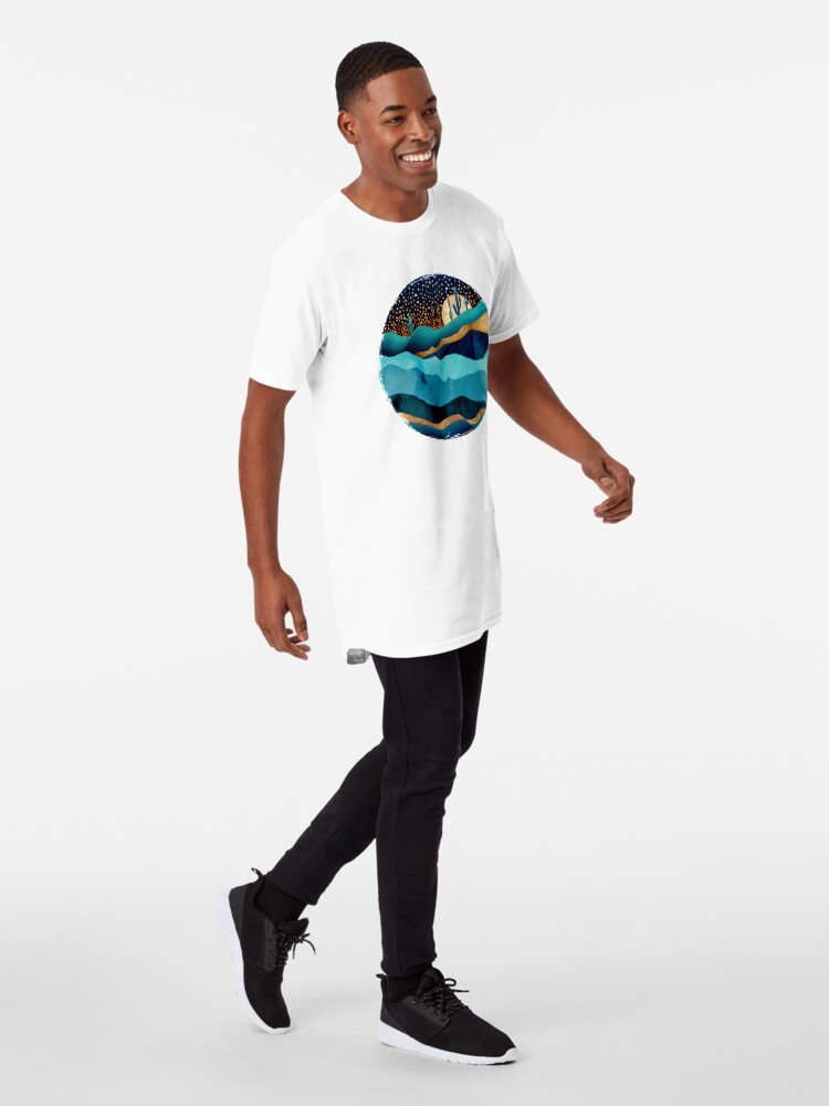 Alternate view of Indigo Desert Night Long T-Shirt