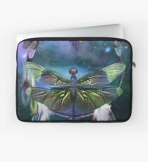 Dream Catcher - Spirit Of The Dragonfly Laptop Sleeve