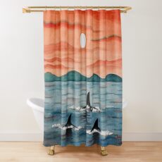 Orca Shower Curtain