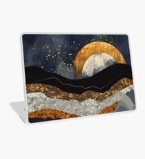 Metallische Berge Laptop Skin
