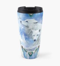Feiertagswölfe Thermosbecher