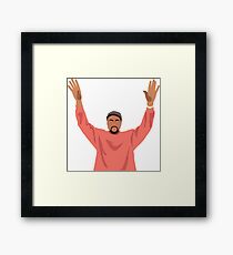 KANYE Framed Print