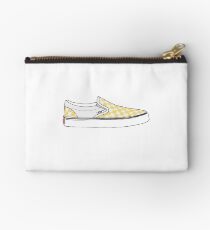 Yellow Checkered Vans Shoes Studio Pouch