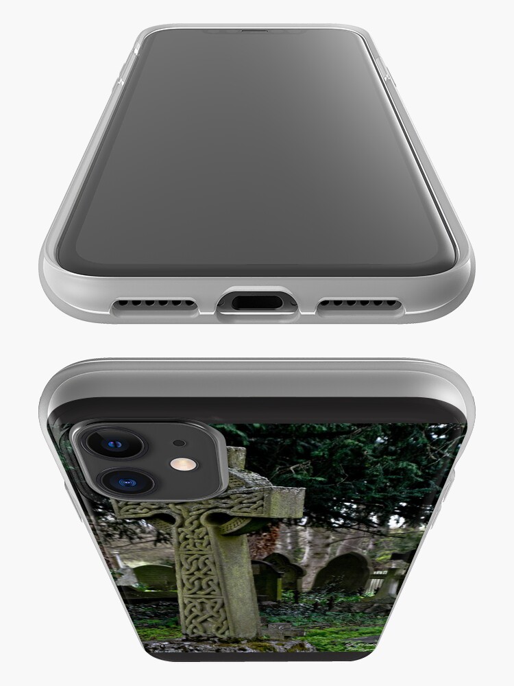 Alternate view of Celtic cross iPhone Case & Cover