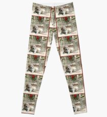 Legging Goldendoodle Art Christmas Regalos