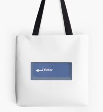IBM Thinkpad Classic Blue Enter Key Tote Bag