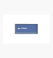 IBM Thinkpad Classic Blue Enter Key Photographic Print