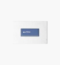 IBM Thinkpad Classic Blue Enter Key Art Board