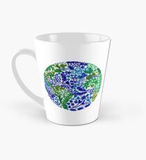 Die Erde lacht in Blumen Tasse (groß)