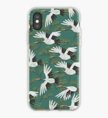 Japanisches Kranich-Muster iPhone-Hülle & Cover