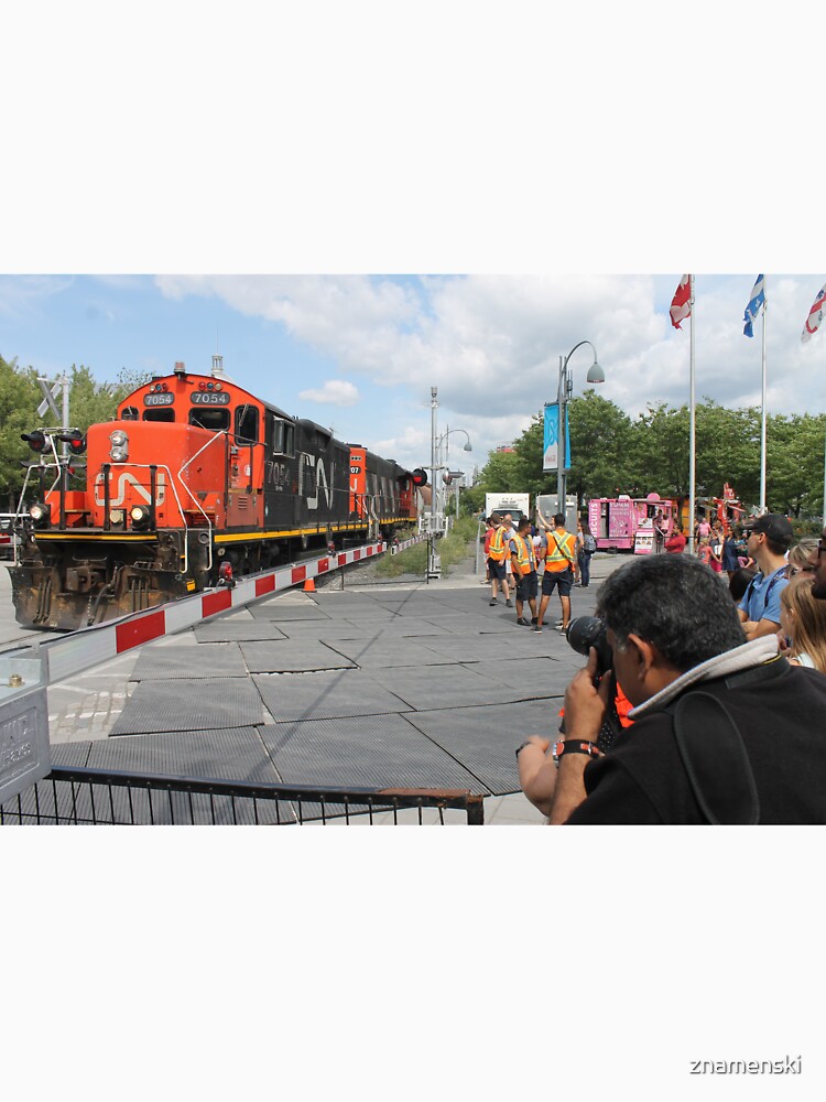 #Train, #railway, #railroad, #locomotive, #station, #transportation, #transport, #rail, #travel, #track, #engine, #diesel, #red, #platform, #old, #steam, #traffic by znamenski