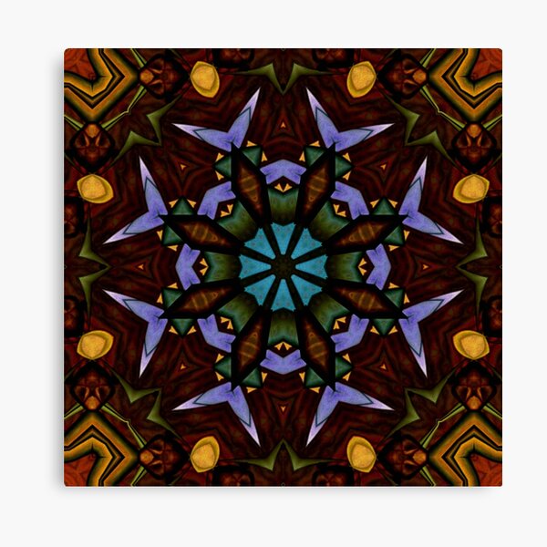 The Wheel of Life - Mandala Canvas Print