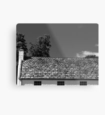 The Stunning Detail of a simple Roof Metal Print