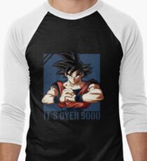OVER 9000 Men's Baseball ¾ T-Shirt