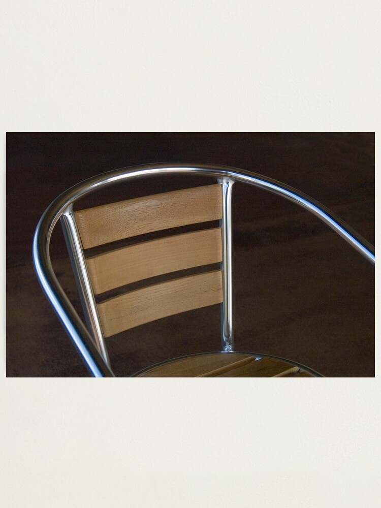 Alternate view of Cafe Chair Photographic Print