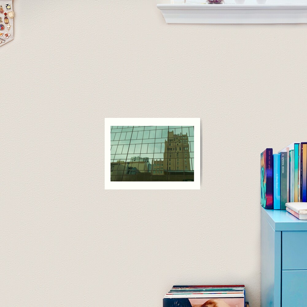 Buildings in Glass Art Print