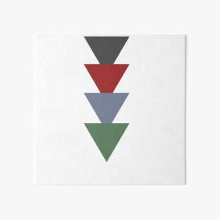 Triangle art, geometric art, abstract, digital art, triangle, art Art Board Print