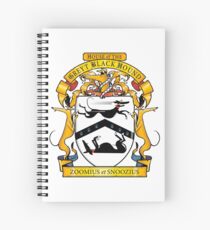 Greyhound Heraldry: Greyt Black Hound Cahier à spirale