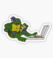 TMNT - Donatello with Pizza Sticker