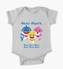 Baby Shark Doo Doo Doo Kids Gift One Piece - Short Sleeve