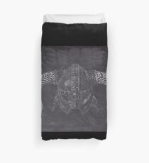 Chalk dovah hunter Duvet Cover