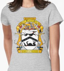 Greyhound Heraldry: Greyt Black Hound Women's Fitted T-Shirt