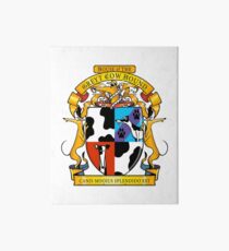 Greyhound Heraldry: Greyt Cow Hound Art Board
