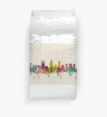 Perth Australia Skyline Duvet Cover