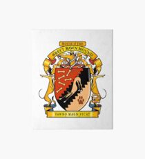 Greyhound Heraldry: Greyt Fawn Hound Art Board