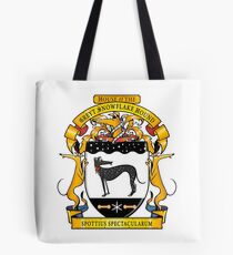 Greyhound Heraldry: Greyt Snowflake Hound Tote Bag