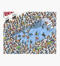 Ant Pool Party Photographic Print
