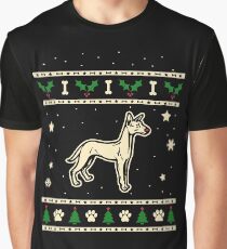 Christmas Podenco Canario Dog Gift Graphic T-Shirt