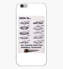 Powerful telescope infused alien encounters small iPhone Case