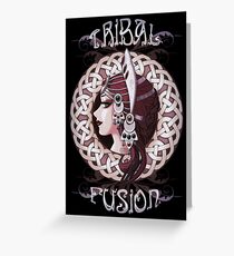 Tribal fusion bellydance Greeting Card