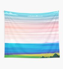 Sunset on the sea Wall Tapestry