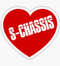 S-Chassis Nostalgia Heart Decal Slap Sticker