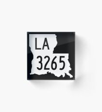 Louisiana Highway LA 3265 | United States Highway Shield Sign Sticker Acrylic Block