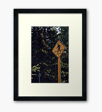 Crosswalk Framed Print