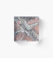 Göttingen City Streets Acrylic Block