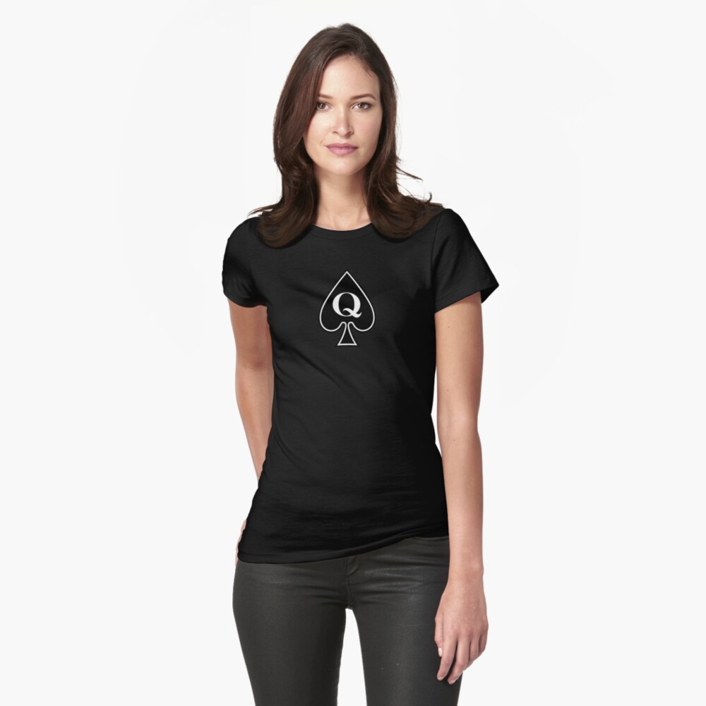 Queen Of Spades Ts And Products T Shirt By Mpodger Redbubble