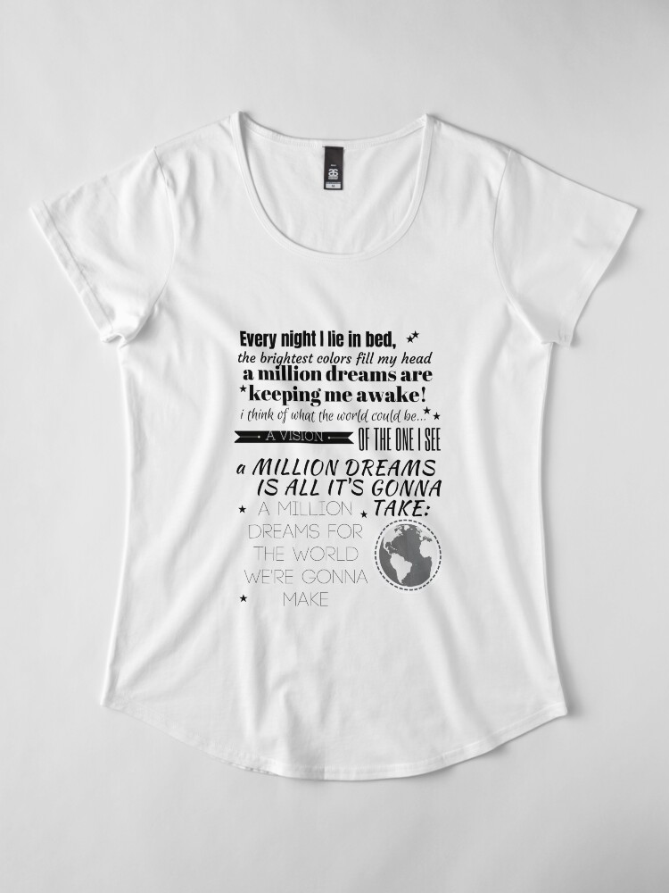 Alternate view of Million Dreams Premium Scoop T-Shirt